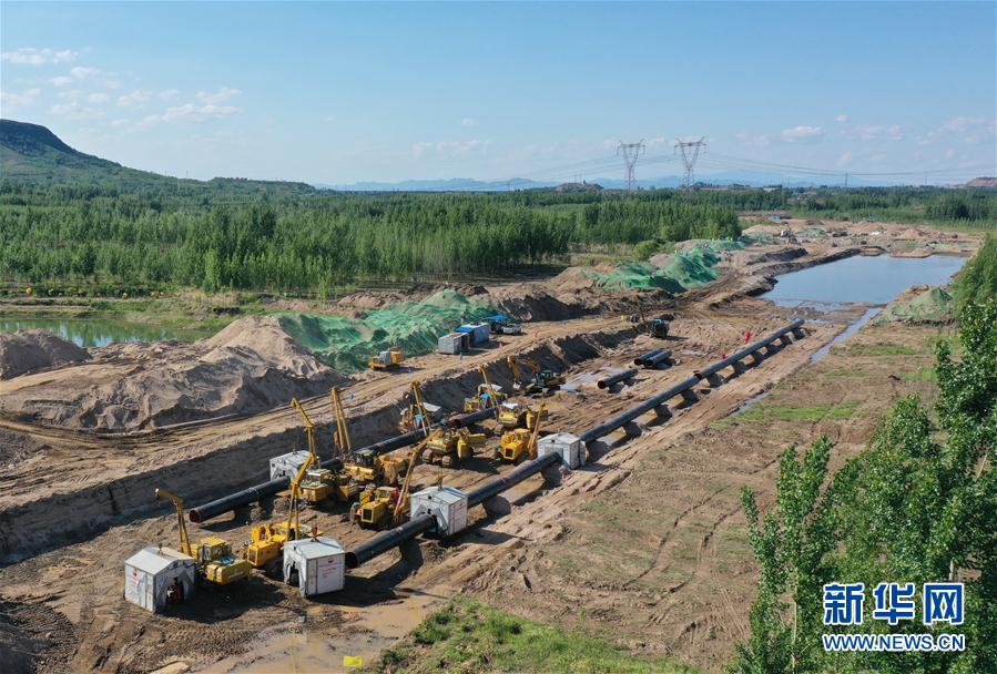 （經(jīng)濟）（1）中俄東線天然氣管道工程跨河北灤河段加緊建設(shè)